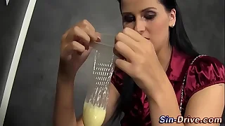 Gloryhole european sperm